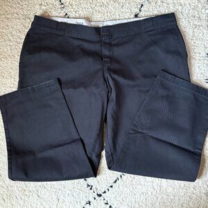 Dickies 774 original fit women's charcoal gray cotton blend workwear pants sz 24